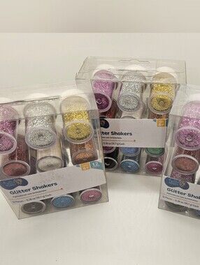 36 PC Glitter Shakers Party Pack - Multi Color Set